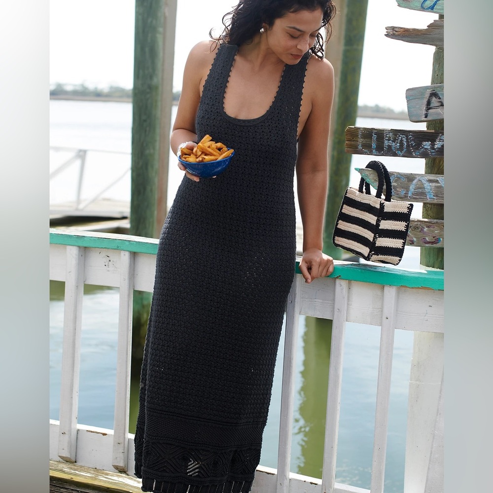 J.Crew Limited-edition crochet sweater dress BR752